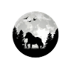 Shetland Pony Moon
