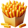 French fries polygon