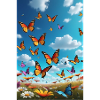 Bunte Schmetterlinge