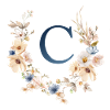 O Monogramm , Floral, Boho