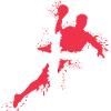 Handball Team Dänemark Handballer Symbol Wurf icon