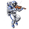 Astronaut Violin Player