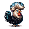 Polish Crested Chicken Polish Chicken