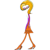 Verspielte Doodle-Diva
