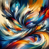 abstract painting design