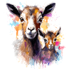 Goat, biquet, mama goat