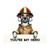 Paw-friendly firefighter
