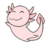 Axolotl Motif Kids