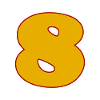 Numéro 8 Numéro Huit Motif