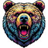 Angry Ferocious Bear