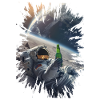 Astronaut mit Bier