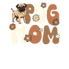 Pug Groovy Pug Mom