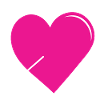 Arrow Heart Pink