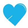 Arrow Heart Blue