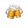 Unterhopft - Biergläser - Biertrinker Spruch