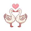 Goose Comic Couple Love