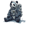 Panda Astronaut - Bamboo Rocket Adventures