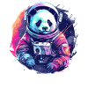 Panda Astronaut - Bamboo Rocket Adventures