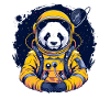 Panda Astronaut - Bamboo Rocket Adventures