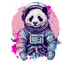 Panda Astronaut - Bamboo Rocket Adventures