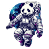Panda Astronaut - Bamboo Rocket Adventures