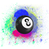 Black 8,Billiard Ball,N8,Billiard Ball,Billiards