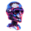 Robot,Disco Ball,Disco Ball Head