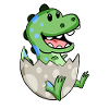 Dinosaur Egg Dino Baby Motif