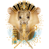 Mouse with Egyptian Pharaoh Mask