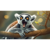 Cute animals chilling – ring-tailed lemur