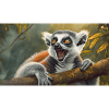 Cute animals chilling – ring-tailed lemur