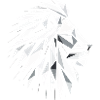 Lion Head Polygon Art