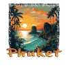 Phuket Sunset Grunge Style