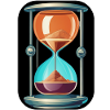 Timeglass sand klokke timeglass abstrakt timeglass