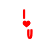 Alphabet i love u