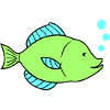 Bande dessinée de poisson