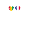 Guinea France Vintage Heartbeat Flag