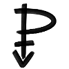 Symbol Pansexual Black