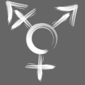 Symbol Transgender weiss