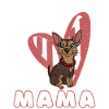 Chihuahua Dog Heart Mom