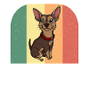 Chihuahua Dog Retro Tee