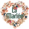 The Bride Floral Heart