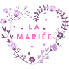 The Bride Floral Heart