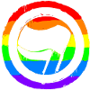 Regenbogen Bunt Protest Antifa Links