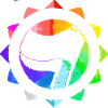 REGENBOGEN BUNT ANTIFASCHISTISCH