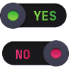 Yes No Switch Design