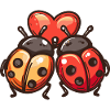 Ladybug Love Couple Cute Happiness