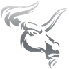 Bull Bull Hoved Hoved Logo Bøf Bæst Gym Horn