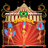 Samba T-shirt - Brasilien