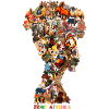 Een vorm die alles uit Afrika draagt